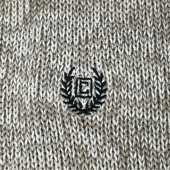 Chaps Brown Elbow Patch Preppy Academia Classic Cozy Grandpa Sweater* - Sz L - Picture 11 of 16